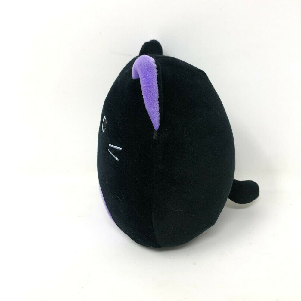 Squishmallow Autumn Cat 5" Black Purple Halloween Kitty Kellytoy‎ Kitten Plush - Picture 2 of 5